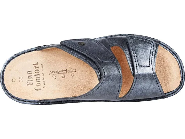 Finn Comfort Jamaica Blue Fowler Leather Soft Footbed 37