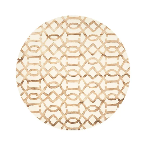 Safavieh 9& x 12& Dip Dye DDY712E Ivory, Camel Rug