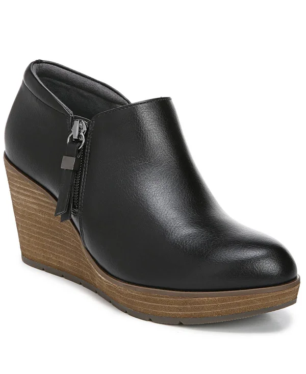 Dr. Scholl's Women's Work It Wedge Booties (Black) - Size 7.0 M - Style # 96451