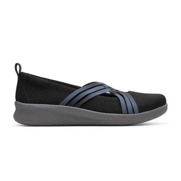 Clarks Sillian Cora Women's Casual Shoe Black, W, 9