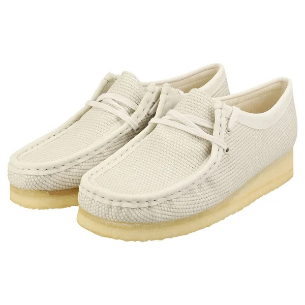 Clarks Originals Wallabee in Off White