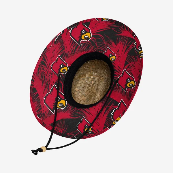 Louisville Cardinals Floral Straw Hat
