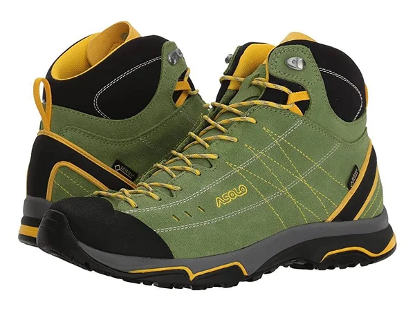 Asolo Women's Nucleon Mid GV Shoe - 7.5 - English Ivy, Yellow