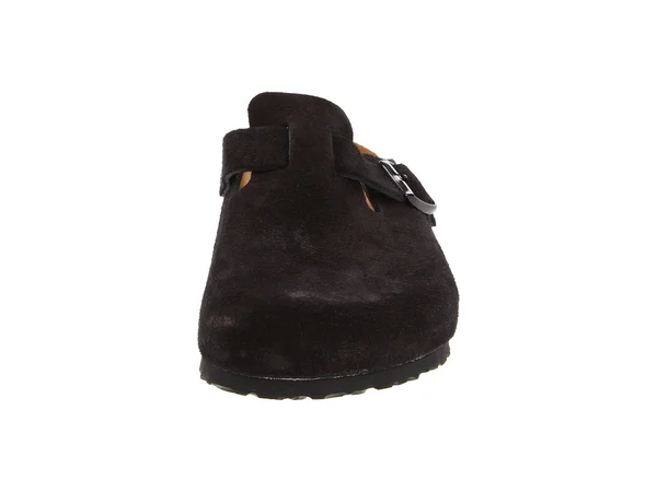 Birkenstock Boston Soft Footbed Clog - 45 - Black Suede
