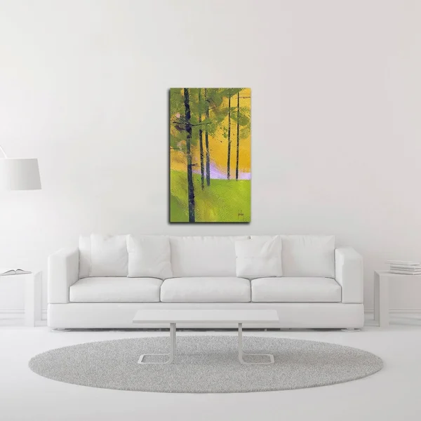 25x22 x 15x22 Simple Spruce by Paul Bailey Print on Canvas