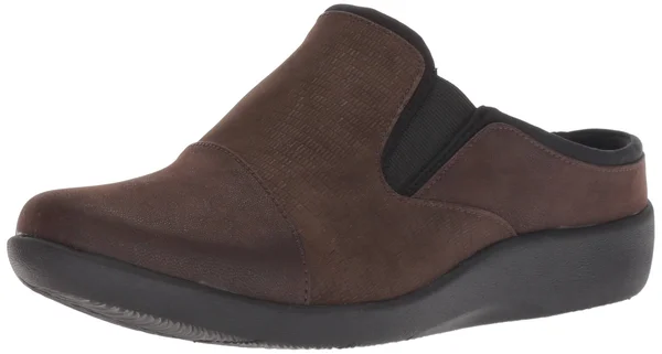 Women's Clarks Sillian Free Clog - Size: 8, Brown