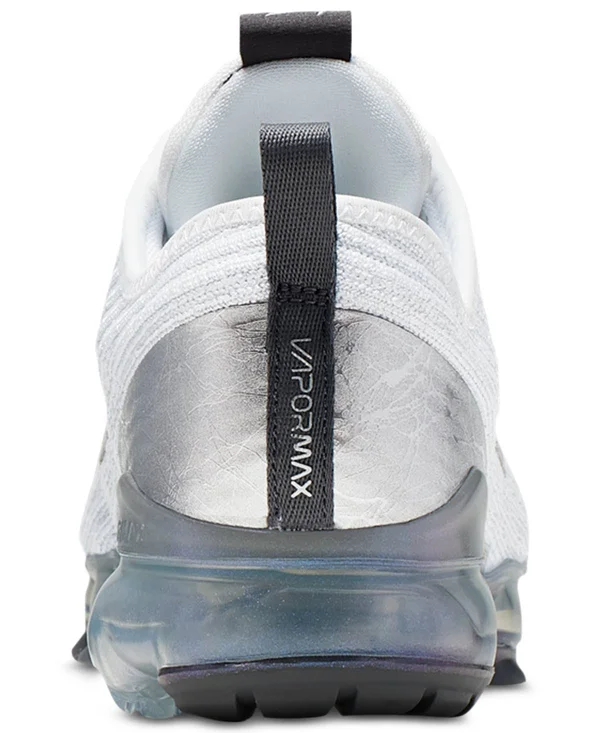 Nike Big Kids& Air VaporMax Flyknit 3 Running Shoes White
