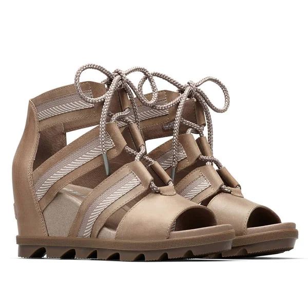 Sorel Women's Joanie II Lace Ash Brown Sandal 8.5