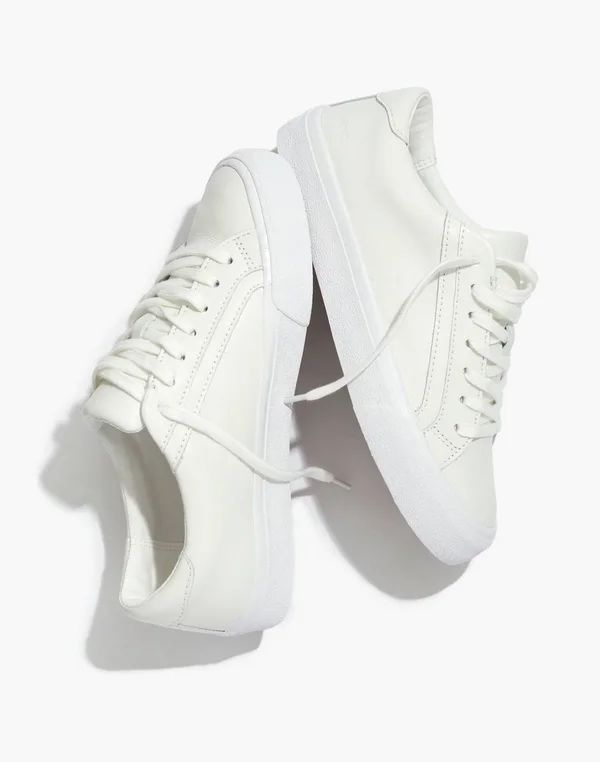 Madewell Sidewalk Low-top Sneakers in Leather - Size 6H-M