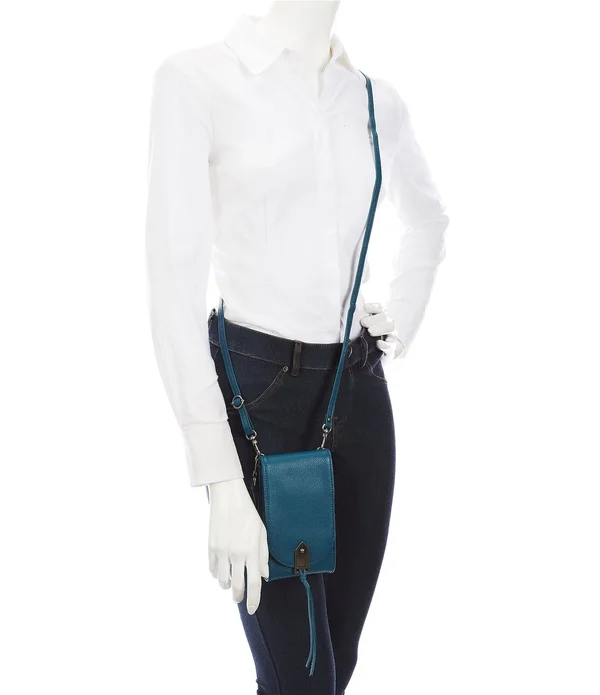 The Sak Playa Phone Crossbody Bag - Tobacco Leather