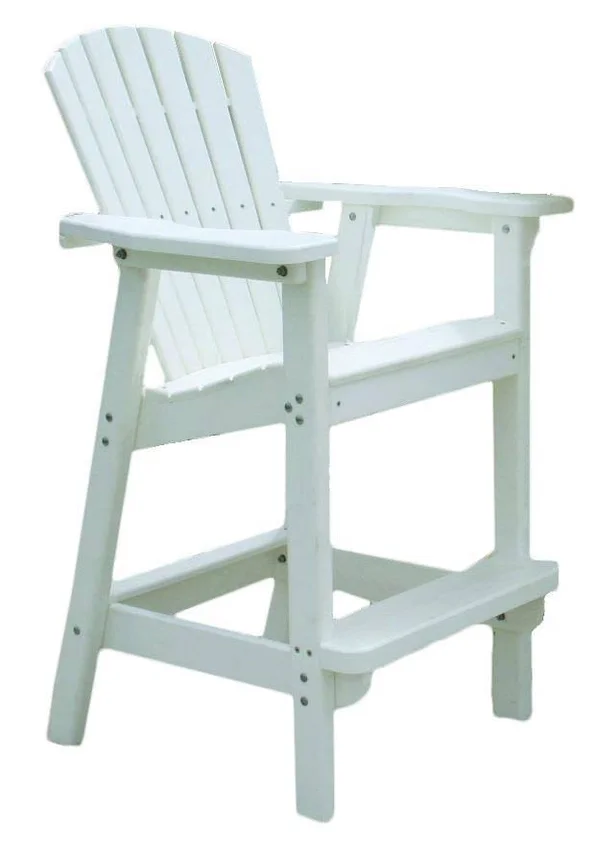 Perfect Choice Adirondack Bar Height Chair, White