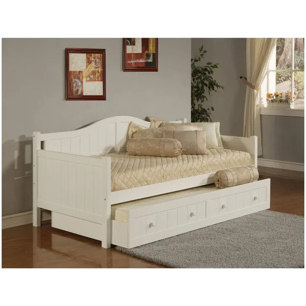 Hillsdale Furniture Staci Daybed with Trundle, White