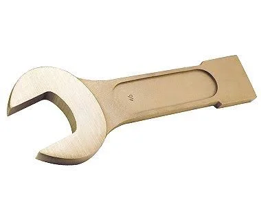 CS Unitec EX200-165UA Striking Wrench - Open End, Aluminum Bronze, 2 13/16
