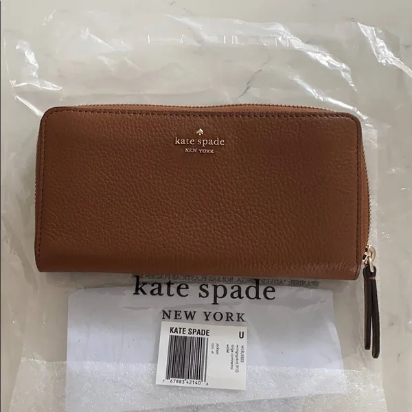 Kate Spade Bags, Kate Spade Jackson Continental Wallet Gingerbread, Color: Brown, Size: Os, Ivaylabg&s Closet