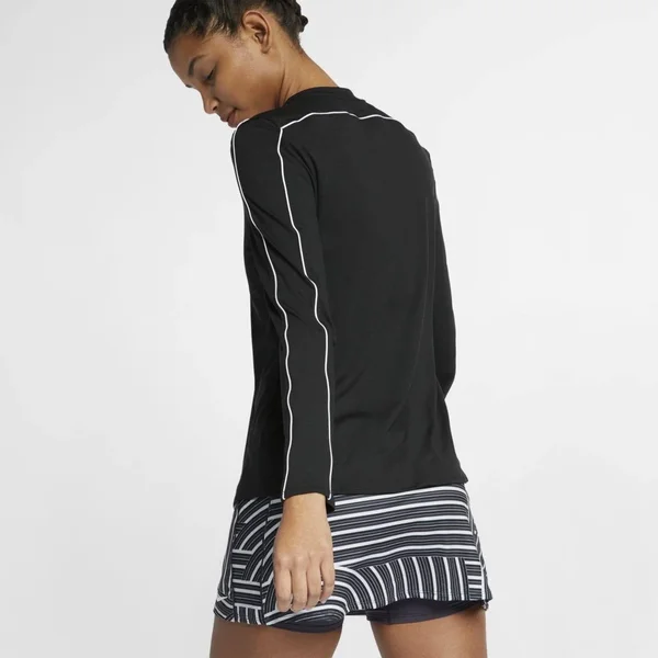 Nike Court Dry 1/2 Zip Top M - Black
