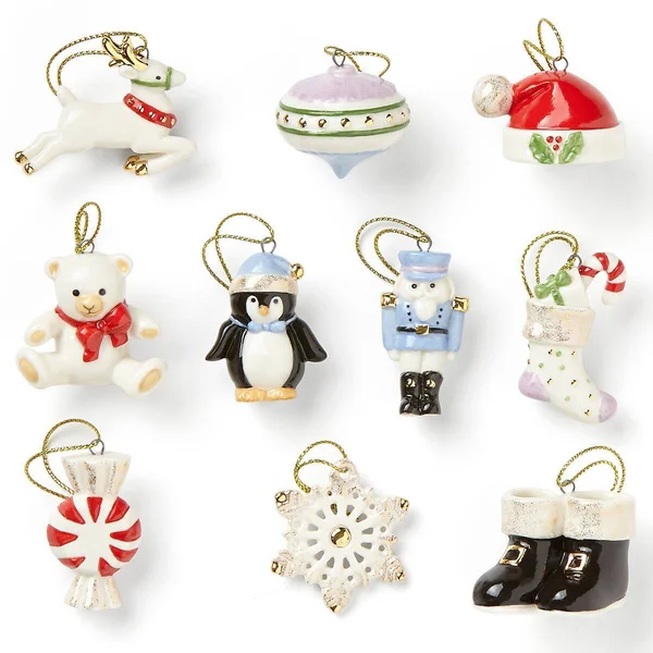 Lenox Christmas Memories 10 Piece Ornament Set