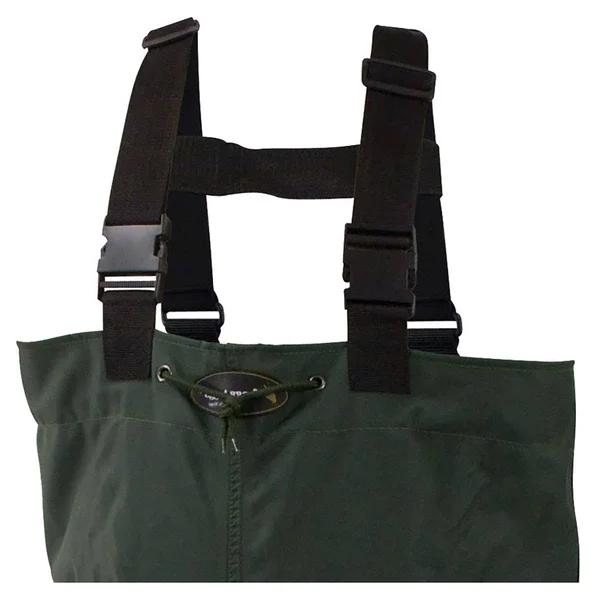 Frogg Toggs Cascades 2-Ply Rubber Bootfoot Cleated Hip Wader, Forest Green, 13