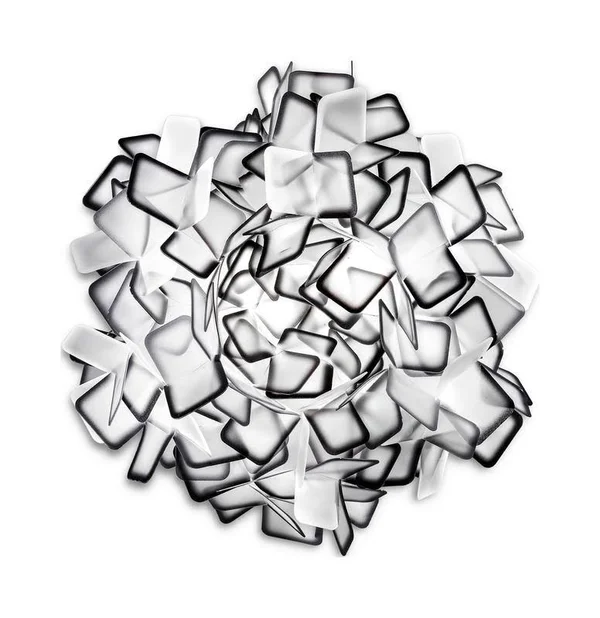 Clizia Ceiling, Wall Light by Slamp, White, CLI78PLF0001W_000