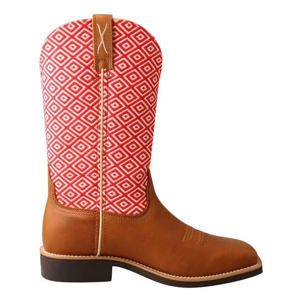 Twisted x Western Cowboy Women 11x22 Top Hand - Camel, Eco