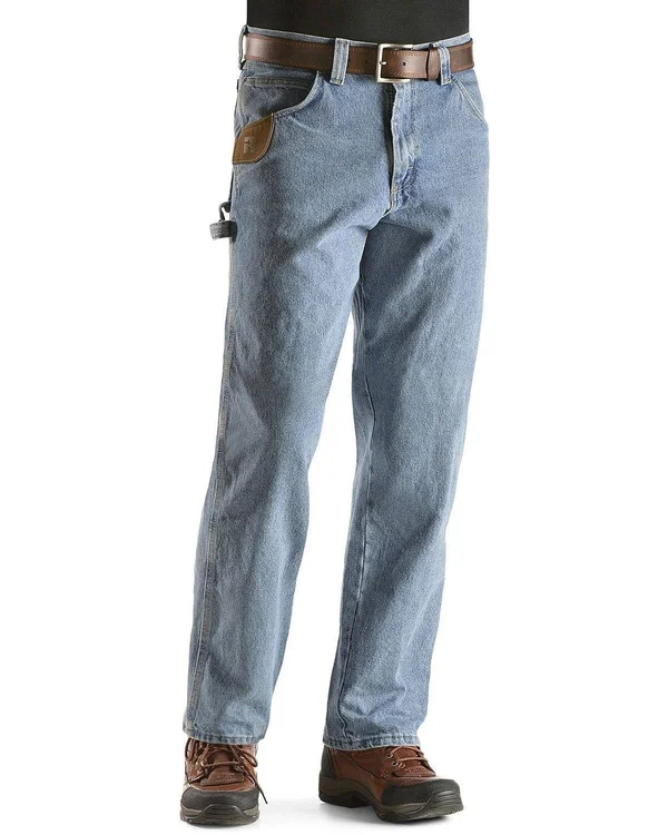 Men's Riggs Workwear by Wrangler Vintage Indigo Carpenter Jean