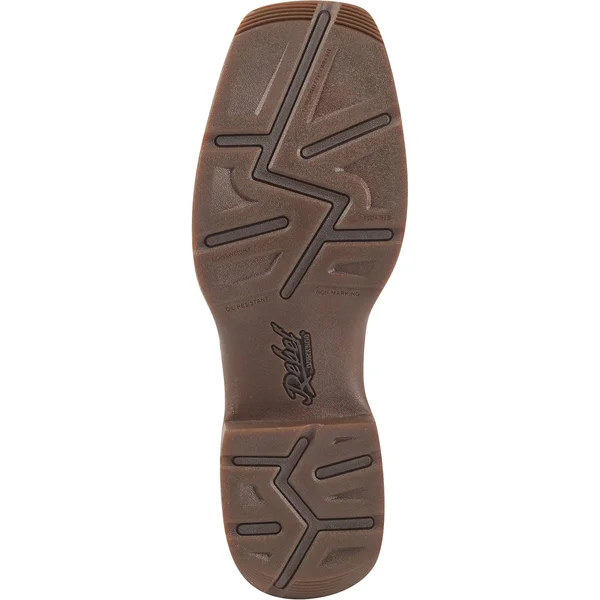 Durango Rebel Men's Waterproof Steel-Toe Western Boots - Size: Medium (13), Brown