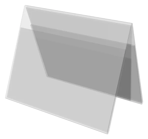 Acrylic Table Tent Is 6x22 Wide by 4x22 High