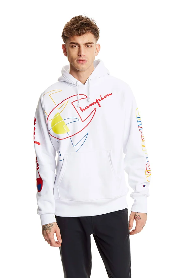 Champion Life REVERSE Weave Hoodie - White - Hoodies