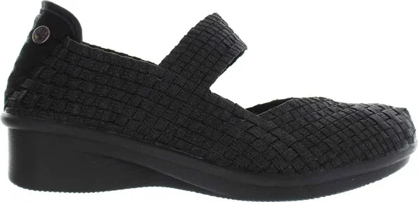 Bernie Mev Women's Charm Yael Mary Jane, Size: 37, Black Metallic