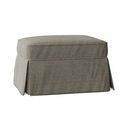 Wynnfield 32x22 Rectangle Standard Ottoman Body Fabric: Turbo Ash