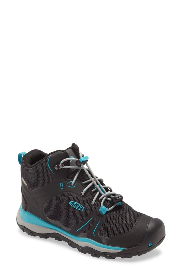 Girl's Keen Terradora II Waterproof Sneaker, Size 2 M - Black