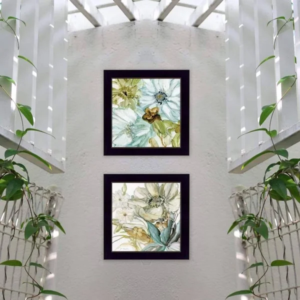 Sea Glass by JG Studios Hang Framed Print - Black Frame