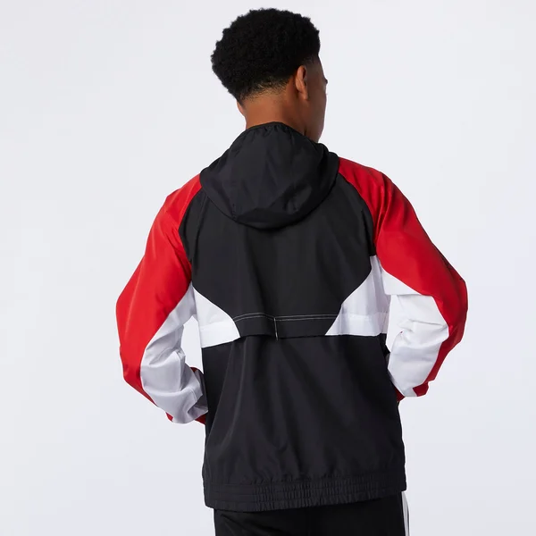 New Balance Men's NB Athletics Podium Windbreaker Red - MJ03502REP - S