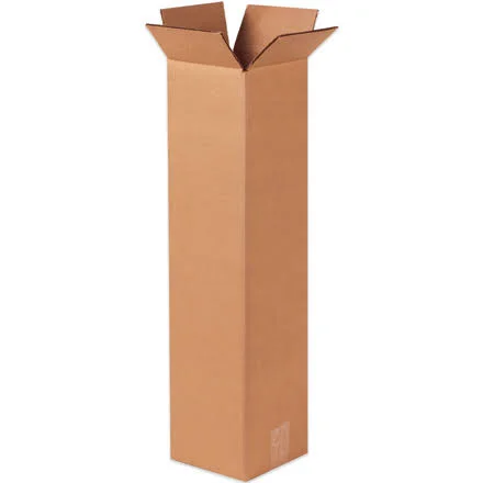Box Partners 6638 6 in x 6 in x 38 in Tall Corrugated Boxes 25