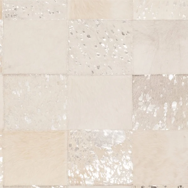 Safavieh Studio Leather Stl214A 3&0x22 x 5&0x22 Ivory, Silver Area Rug