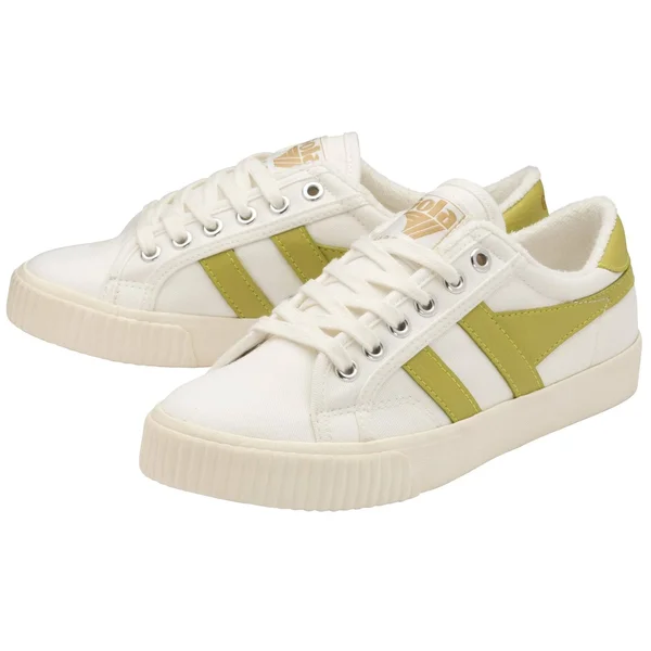 Gola Women's Tennis Mark Cox Sneakers, Off White/Citron