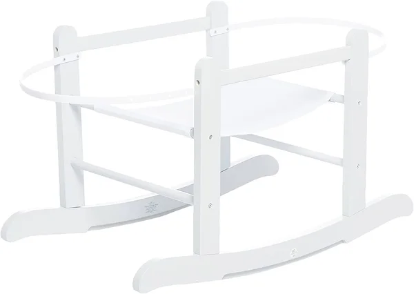 Kinder Valley Little Gem Moses Basket Rocking Stand (White)