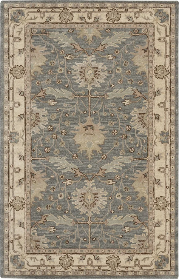 Nourison India House Blue 8& Round Area Rug