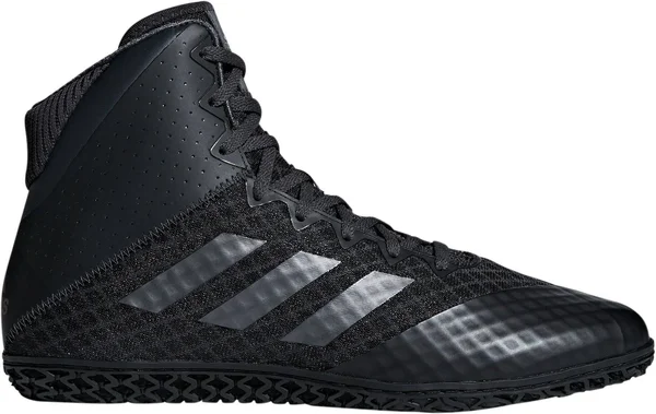 Adidas Mat Wizard 4 Wrestling Shoes (Carbon, Black)