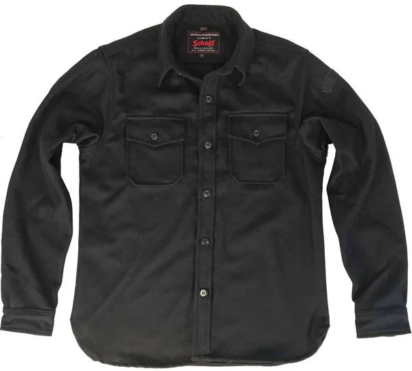 Schott NYC 7810 Men's CPO Wool Shirt - Red Size XL