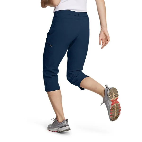 Eddie Bauer Women's Guide Pro Hiking Capris - Blue - 8