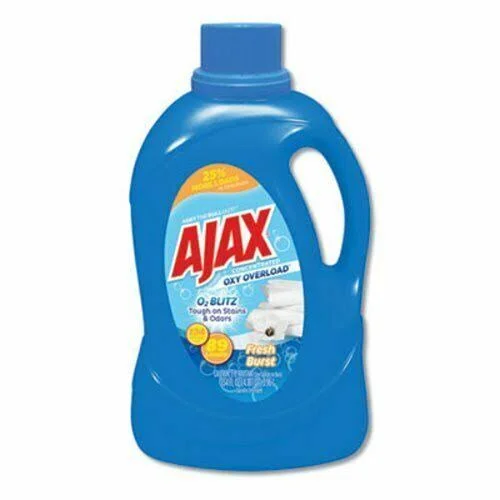 Ajax Oxy Overload Laundry Detergent, Fresh Burst, 134-oz, 4 Bottles (PBCAJAXX42)