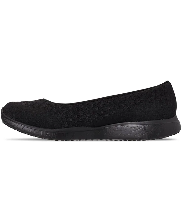Skechers Women's Microburst One Up Skimmer Sneaker - Size: 5.5, Black