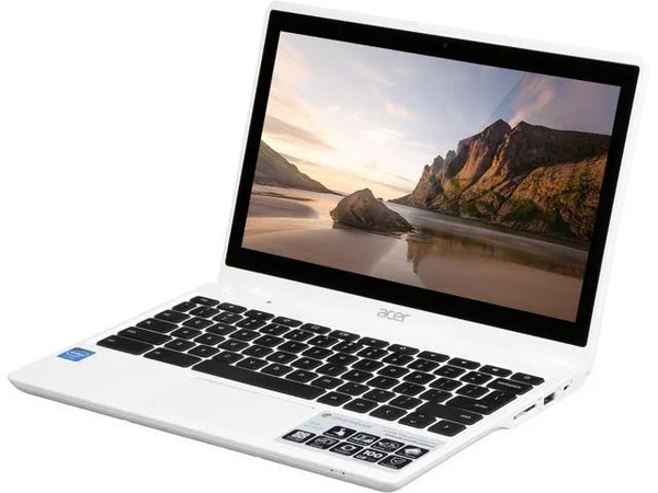 Factory Recertified Acer Laptop C720p-2600 1.4GHz 2g 32G 11.6in Touchscreen Chrome (Grey) Os