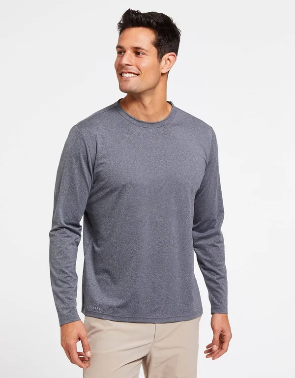 Sun Protective Long Sleeve T-Shirt UPF50+ for Men - UV Protection Black