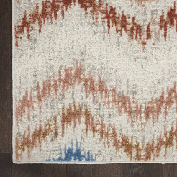 Nourison Elation ETN04 Area Rug - Ivory Multicolor, 4& x 6&