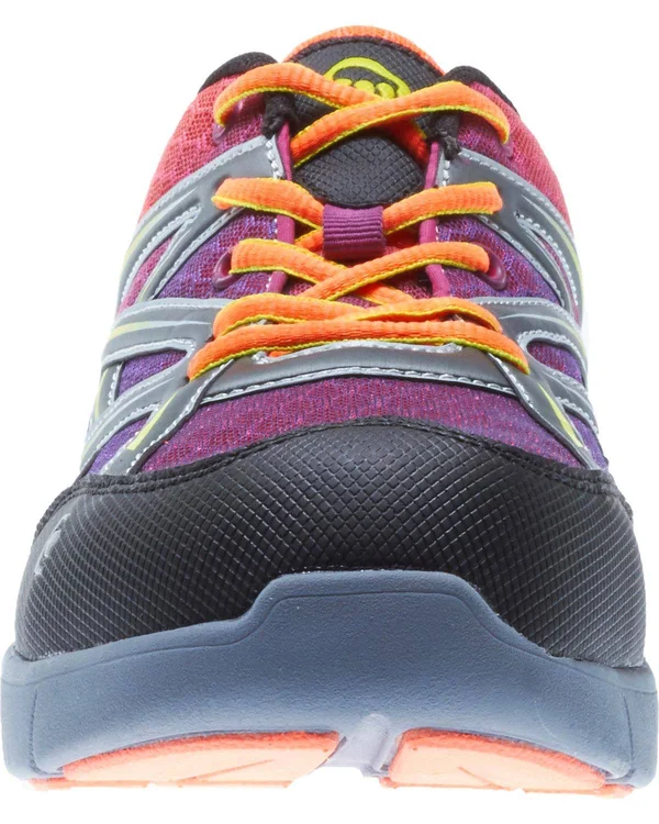 Wolverine Women's Jetstream Carbonmax Safety Toe Shoe - 9.5 W - Orange - Purple