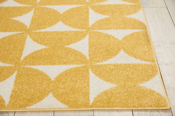 Nourison Harper DS301 Area Rug, Yellow, 8& x 10&