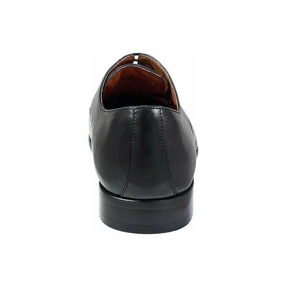 Florsheim Men's Postino Cap Toe Oxford, Size: 7, Black Smooth Leather