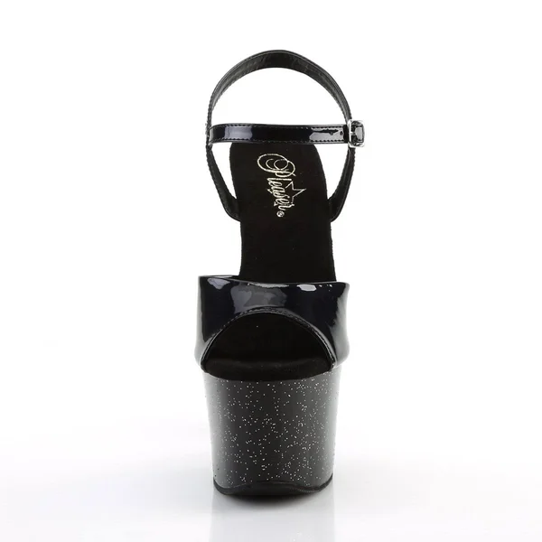 Pleaser - SKY-309HG 7 - Gold Hologram/Black