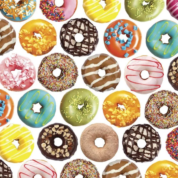 Jam Paper Industrial Size Wrapping Paper Rolls - Donuts, 1/2 Ream (1042.5 Sq. ft), Sold Individually